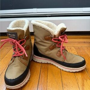 STORM by Cougar Sadie - Women's Tan and Black Winter Waterproof Boots